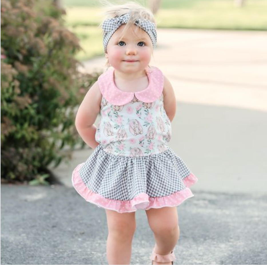 Sunny Bunny Halter Sunsuit