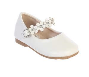 White Leatherette Shoe