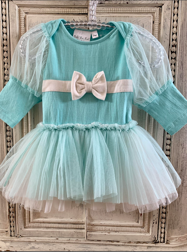 Tiffany Bow Baby Onesie