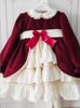 Sonata Burgundy Velvet Dress