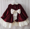 Sonata Burgundy Velvet Dress