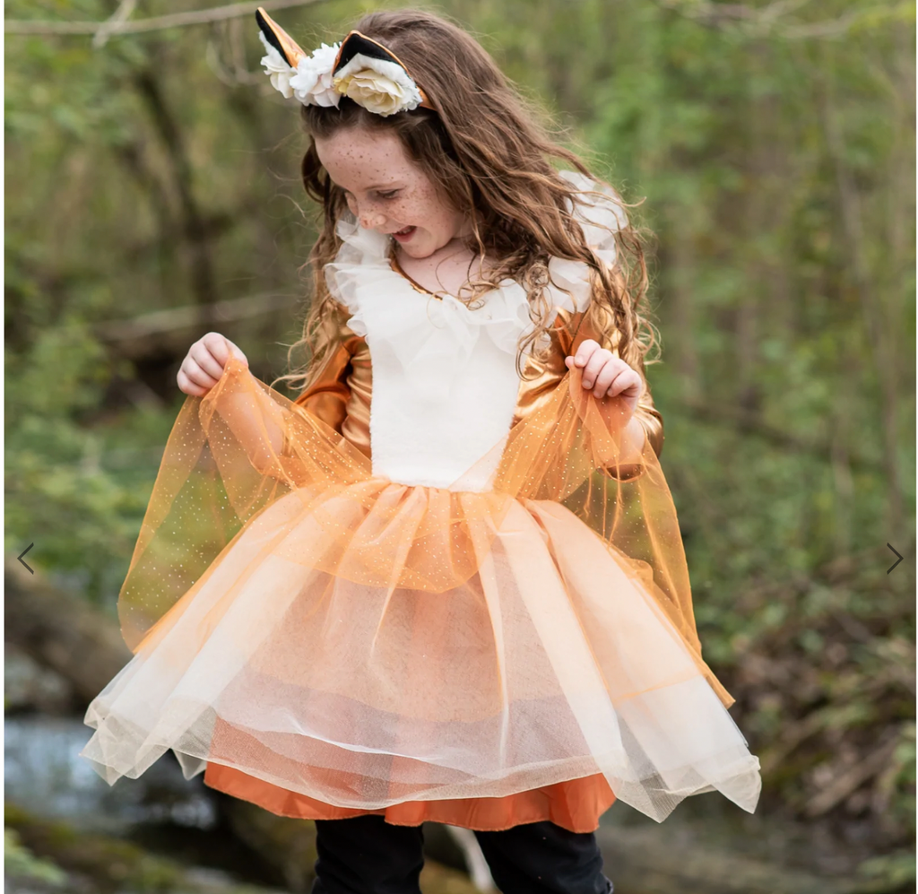 Woodland Fox Dress with Headband