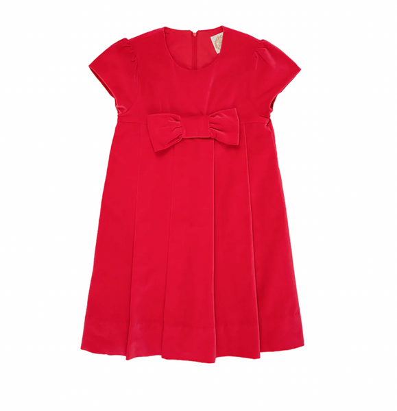 Darcy Dress in Richmond Red Velvet