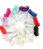 Tip Top Ruffle Rhinestone Bow Socks