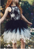 Viola Black and White Dress