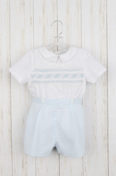 Luli and Me Boys Smocked Outfit