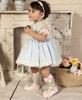 Smocked Baby Blue Dress