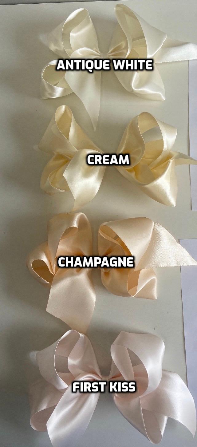 Giant Satin Bow Clip