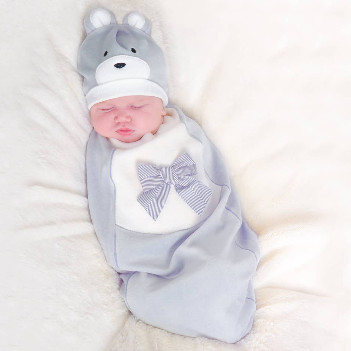 Cozy Teddy Swaddle Set