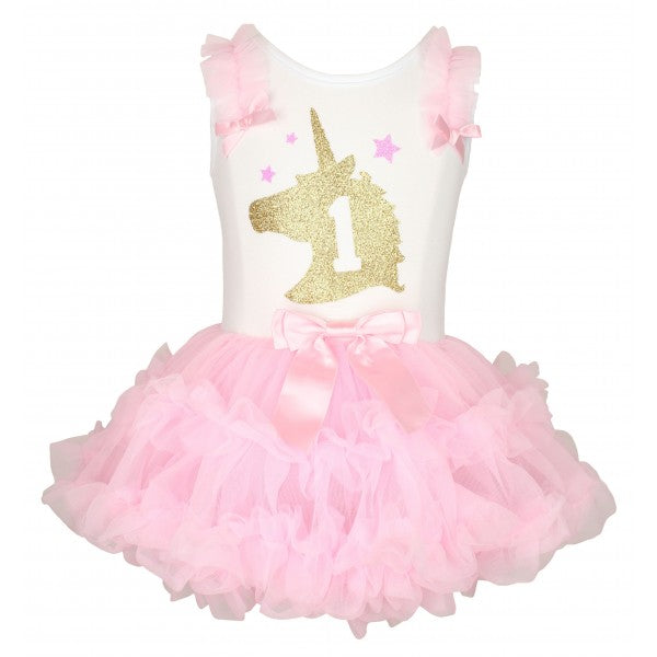 Popatu Unicorn Horn Number Birthday Dress