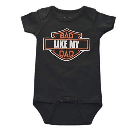 Sara Kety Bad Like my Dad Onesie 0-6M