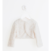 Sweet Kids Cloud Bolero in Ivory and Blush