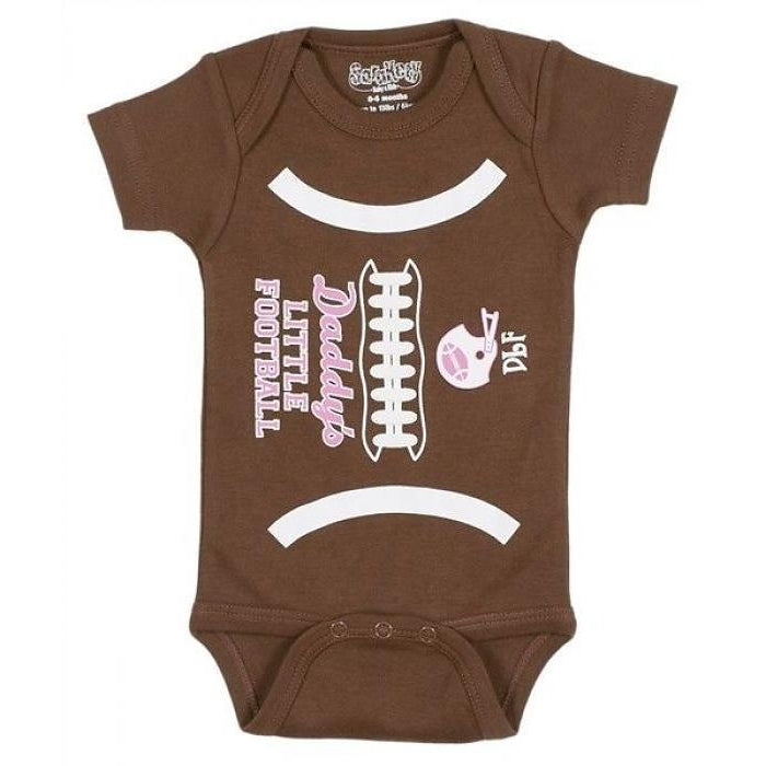 Sara Kety Daddys Little Football Girls Onesie
