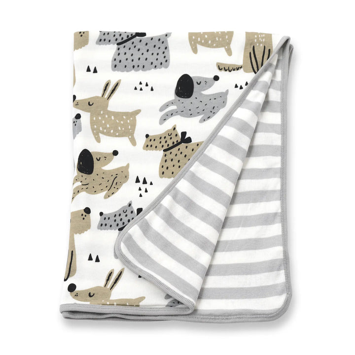 Puppy Dog Stroller Blanket