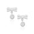 Lily Nily Bow CZ Drop Earrings