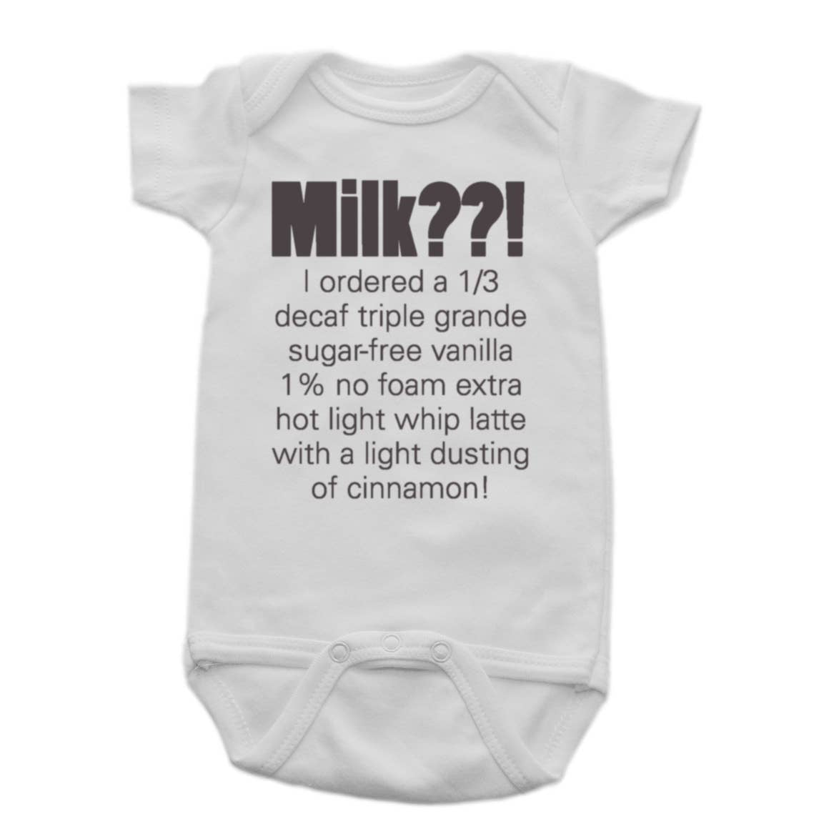 Sara Kety Milk Onesie