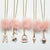 Heart Me Light Pink Fur Pom Necklaces
