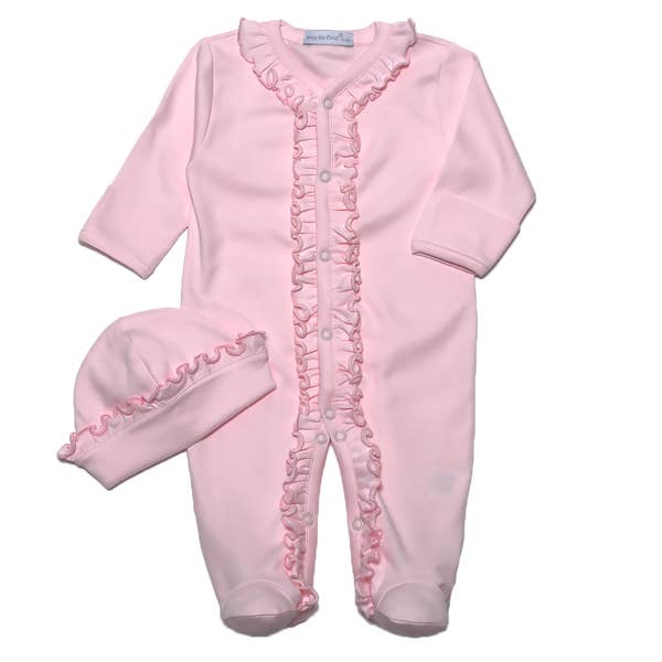 Pima Cotton Romper and Hat