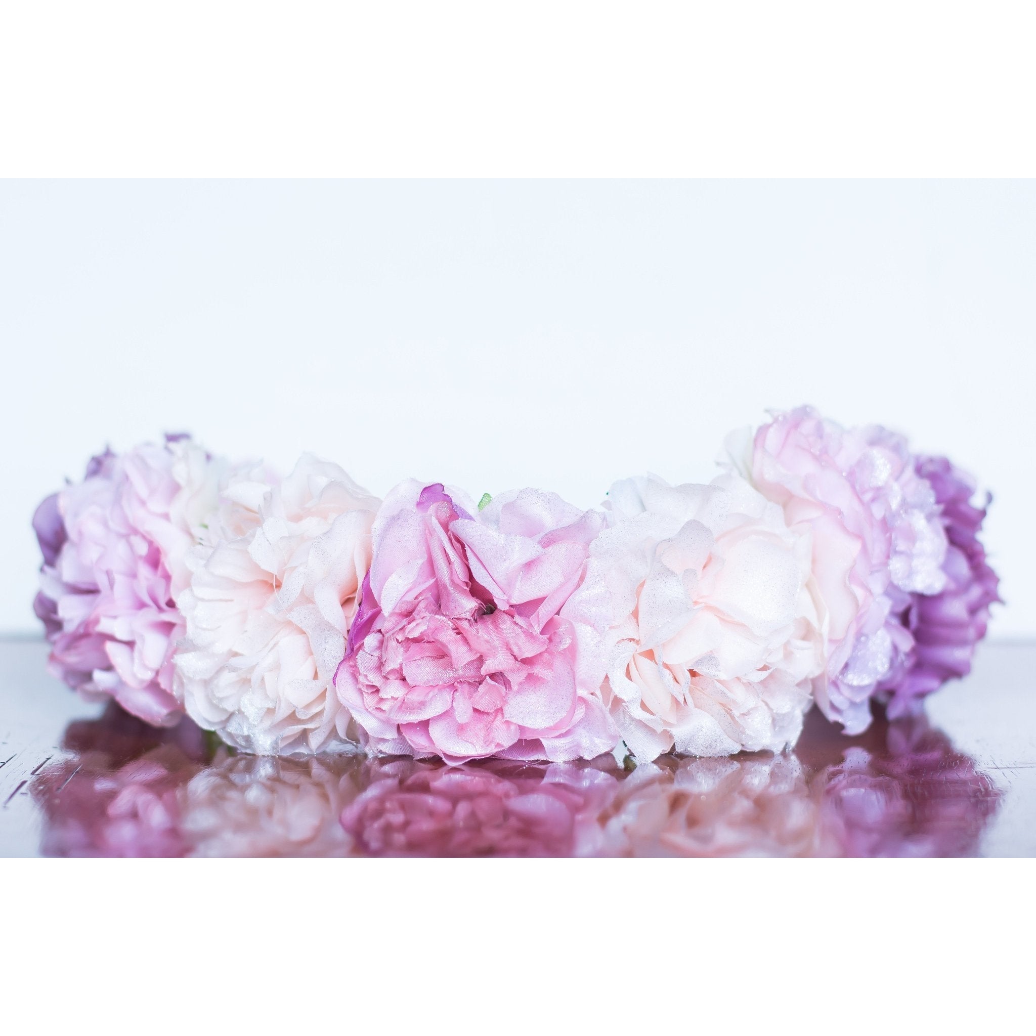 Flower Halo in Shades of Pink