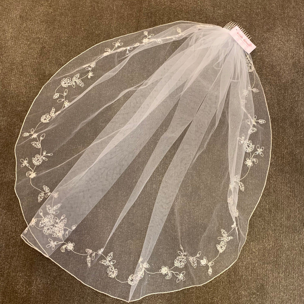 Embroidered Veil