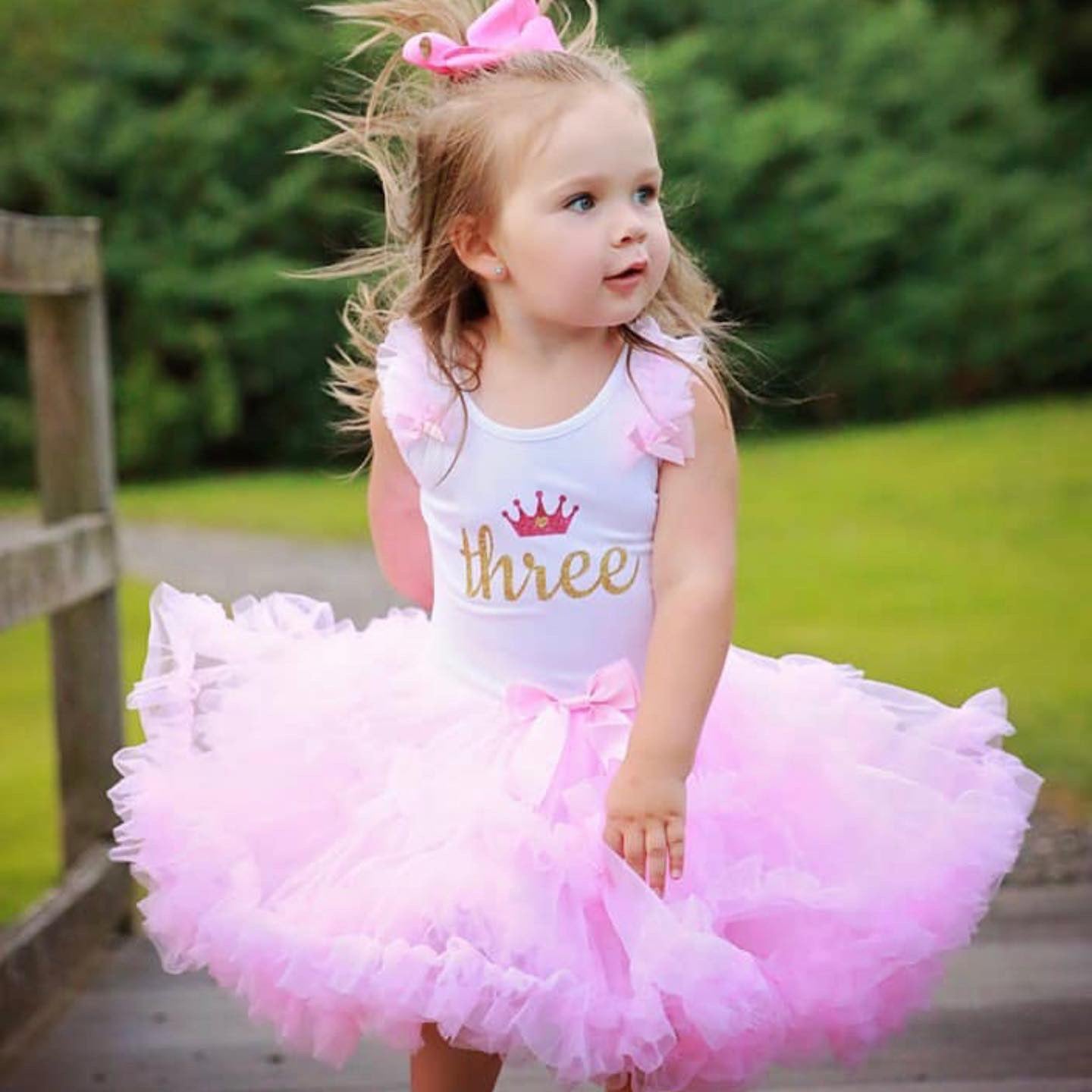 Popatu Script Birthday Number Dress