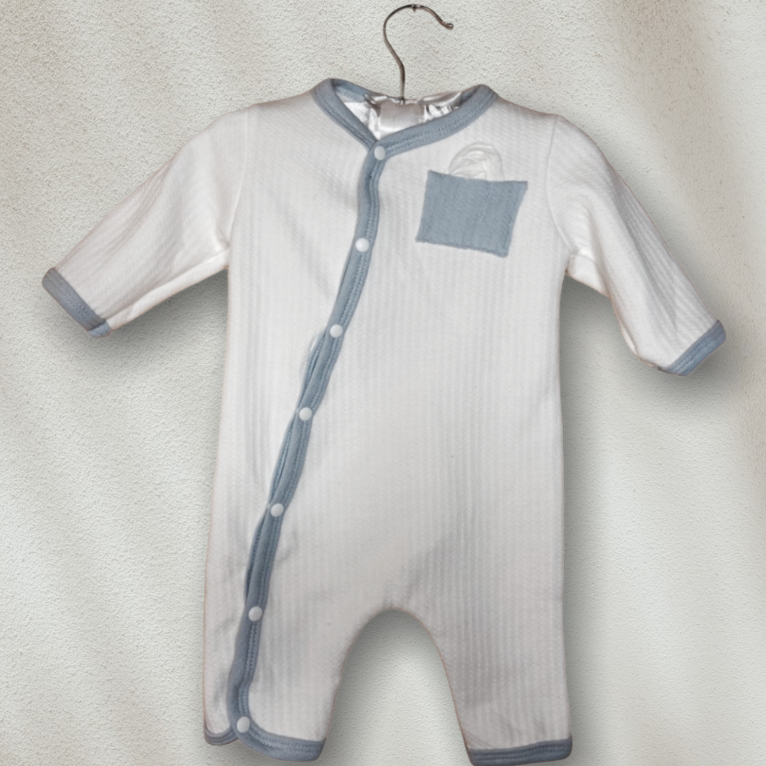 Pique Baby Boy Romper
