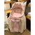 Ivory and Pink Silk Bassinet