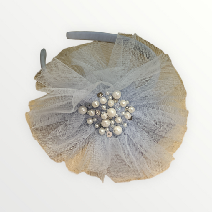 Sky Tulle Headband