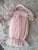 Cascading Babydoll Gown in Blush