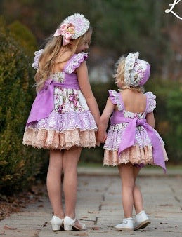 Lavendar Ruffle Dress