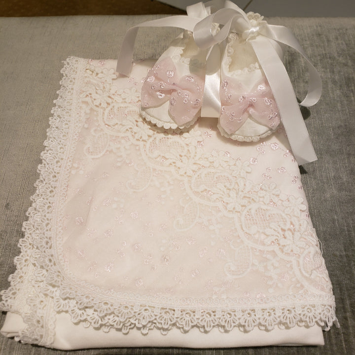 Antique White Layette Blanket