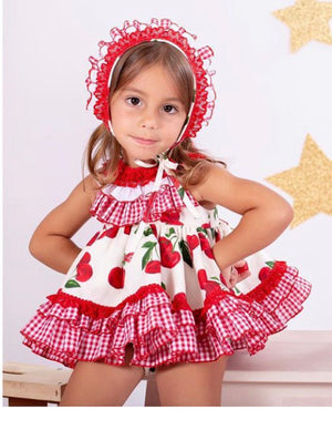 Summer Cherry Spanish Dress