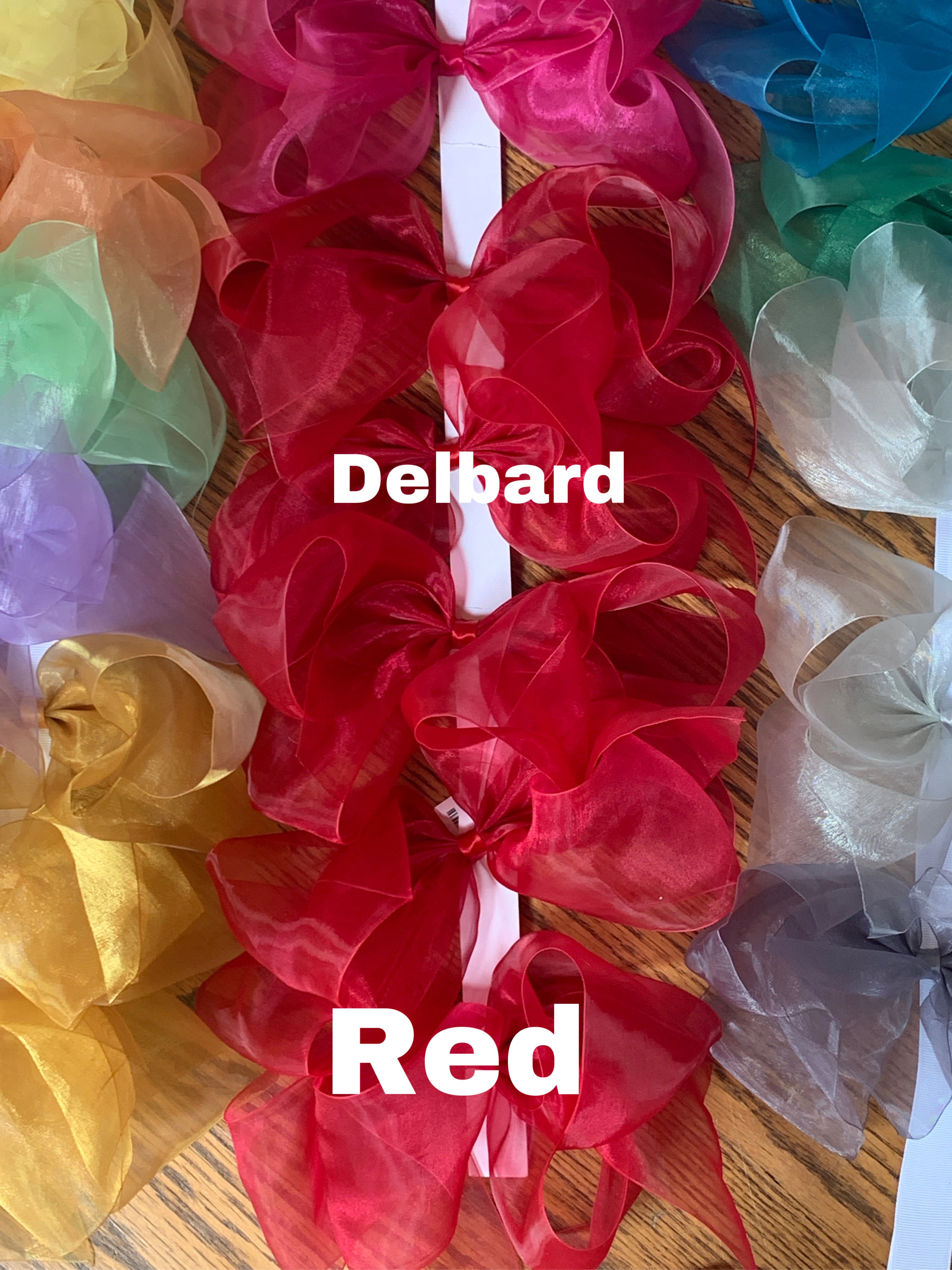 Super Jumbo Organza Sheer Bow