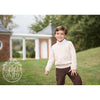 Crawford Crewneck in Keeneland Khaki Cable
