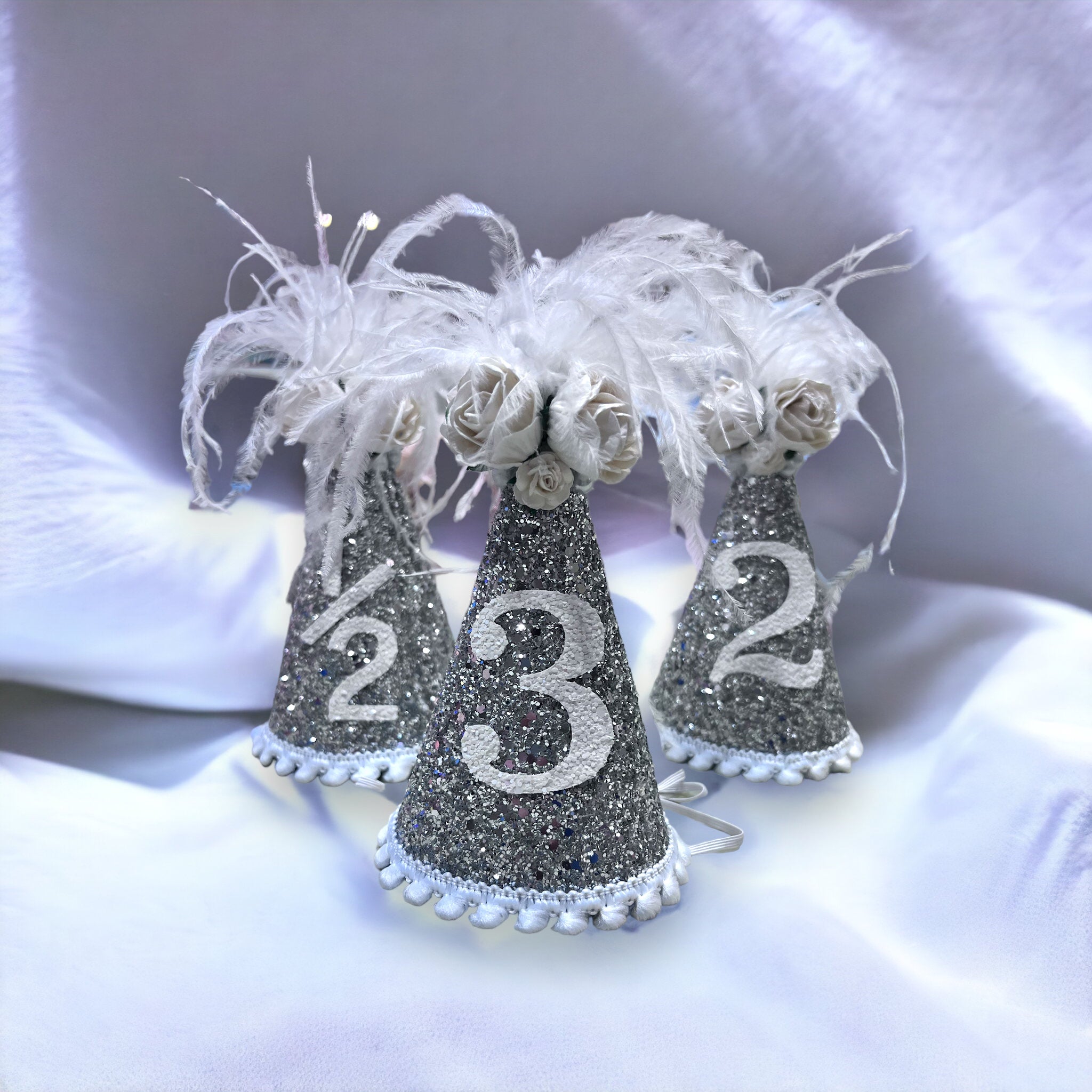 Silver Sparkle Party Hat