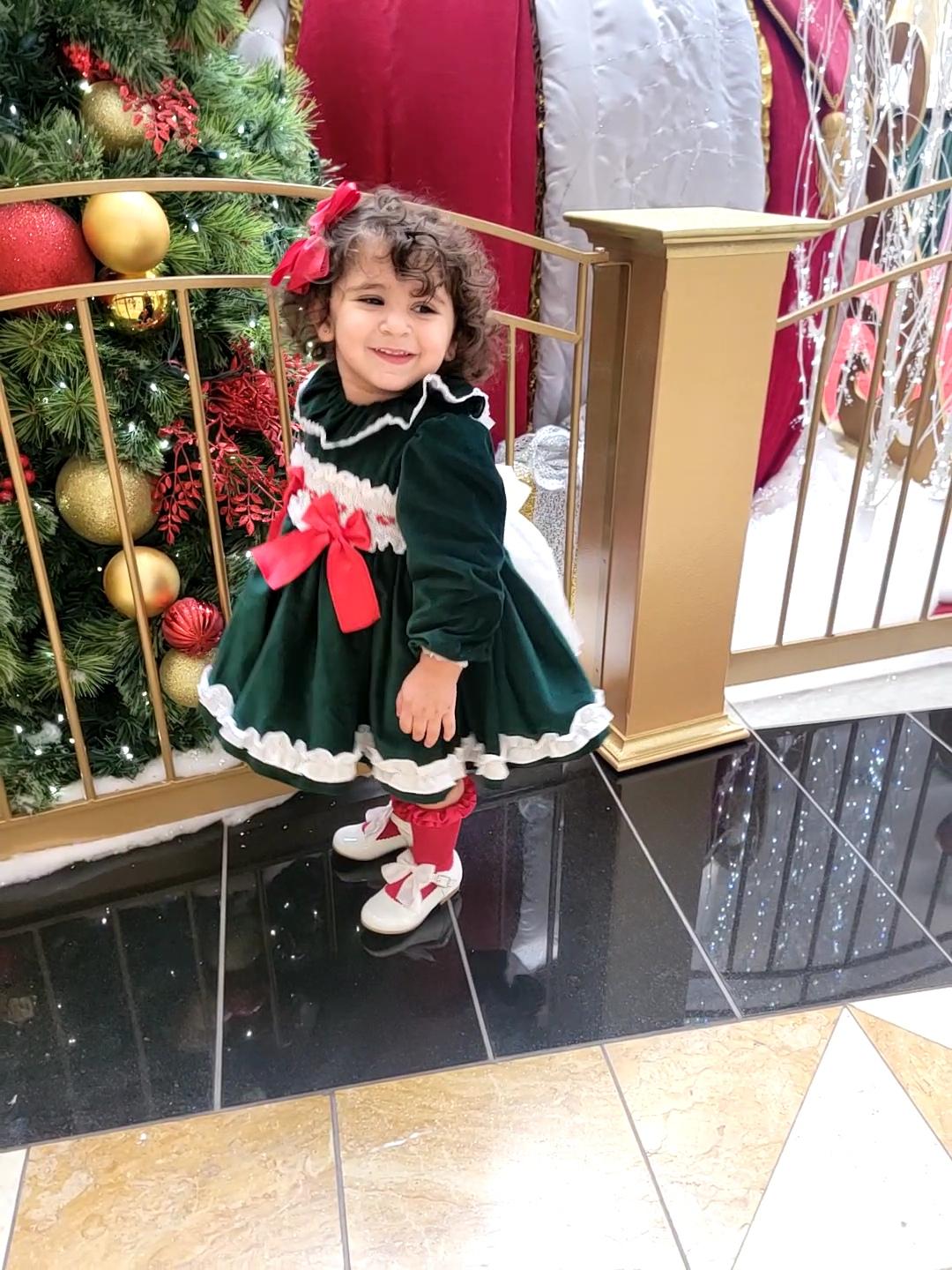 Emerald Velvet Dress