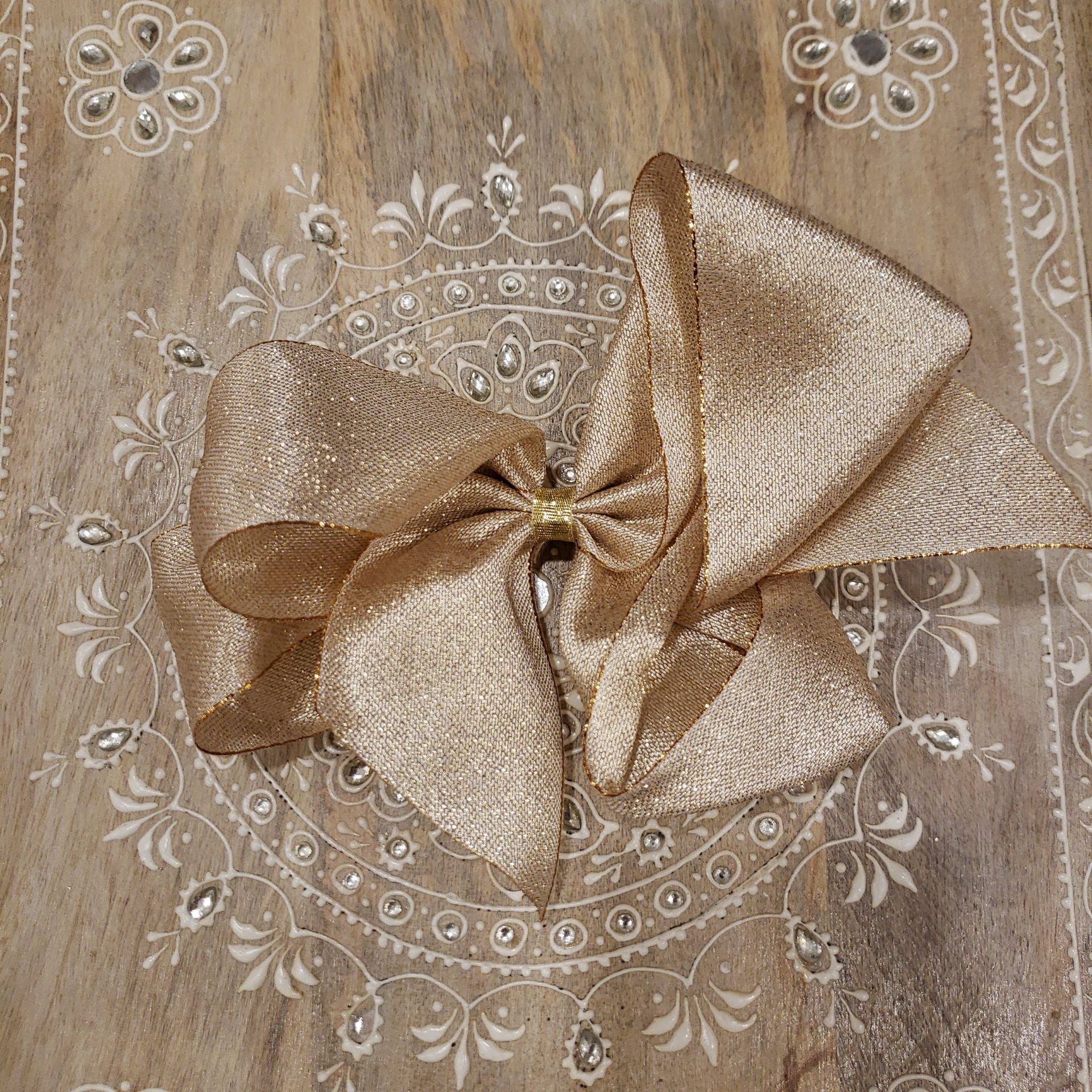 Metallic Glitz Hair Bow