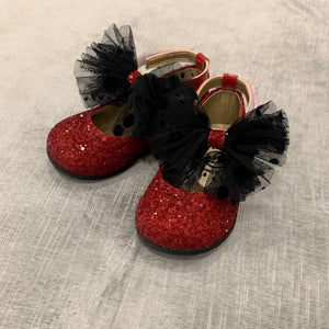 Ever Kid Red Glitter Shoe