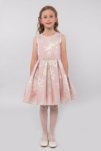 Jacquard Dress and Cape