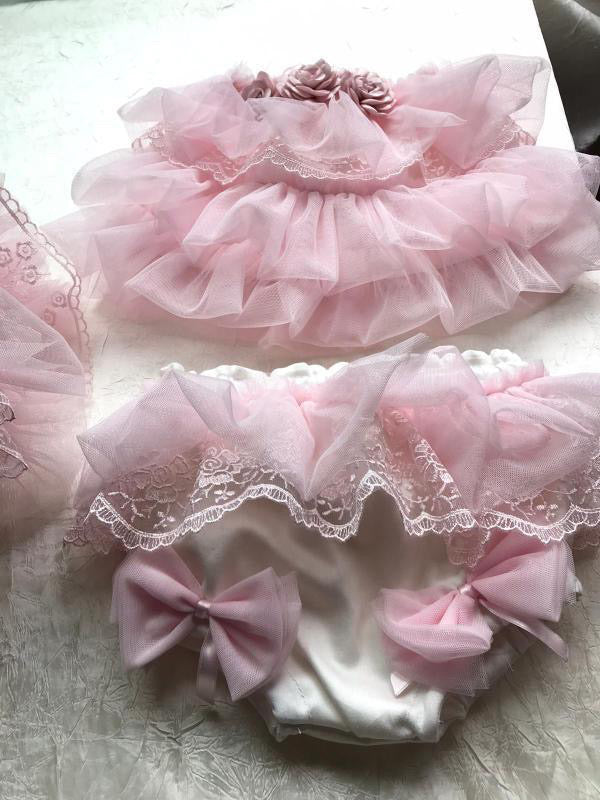 Pink Bloomer Set