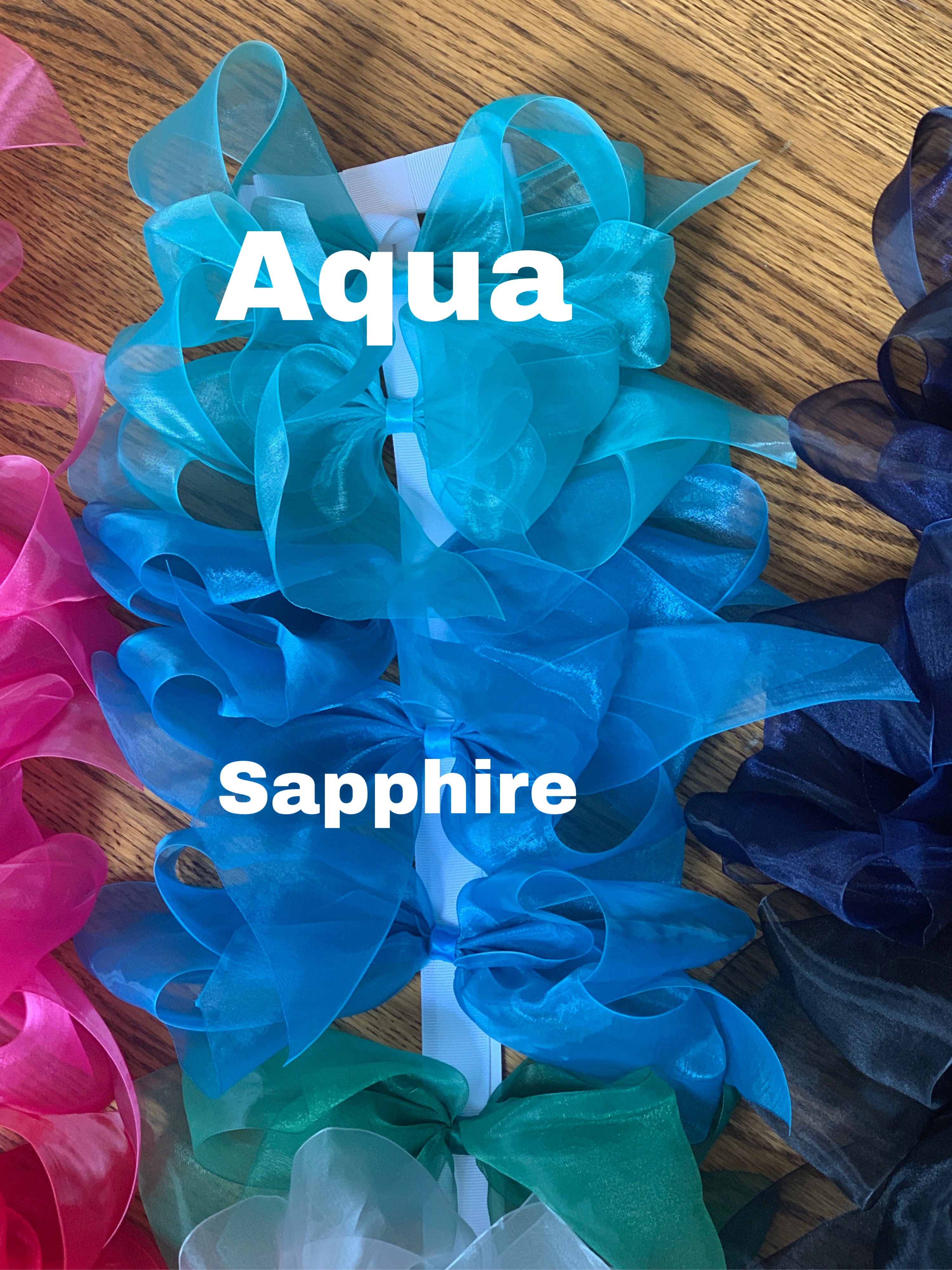 Super Jumbo Organza Sheer Bow