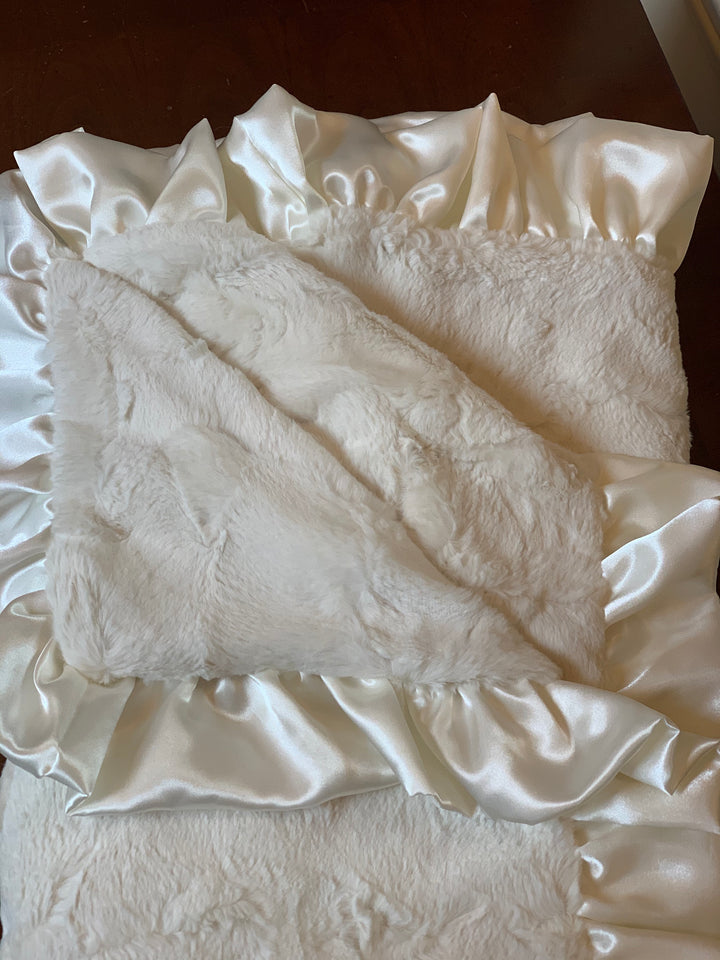 Minky Ivory Blanket