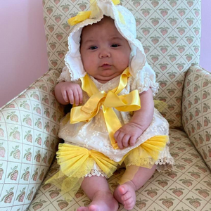 Bloomer Set with Yellow Bows