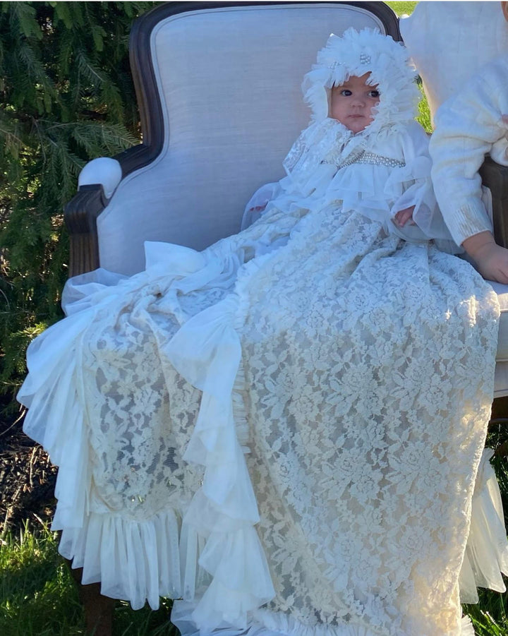 Heirloom Ivory Lace Gown