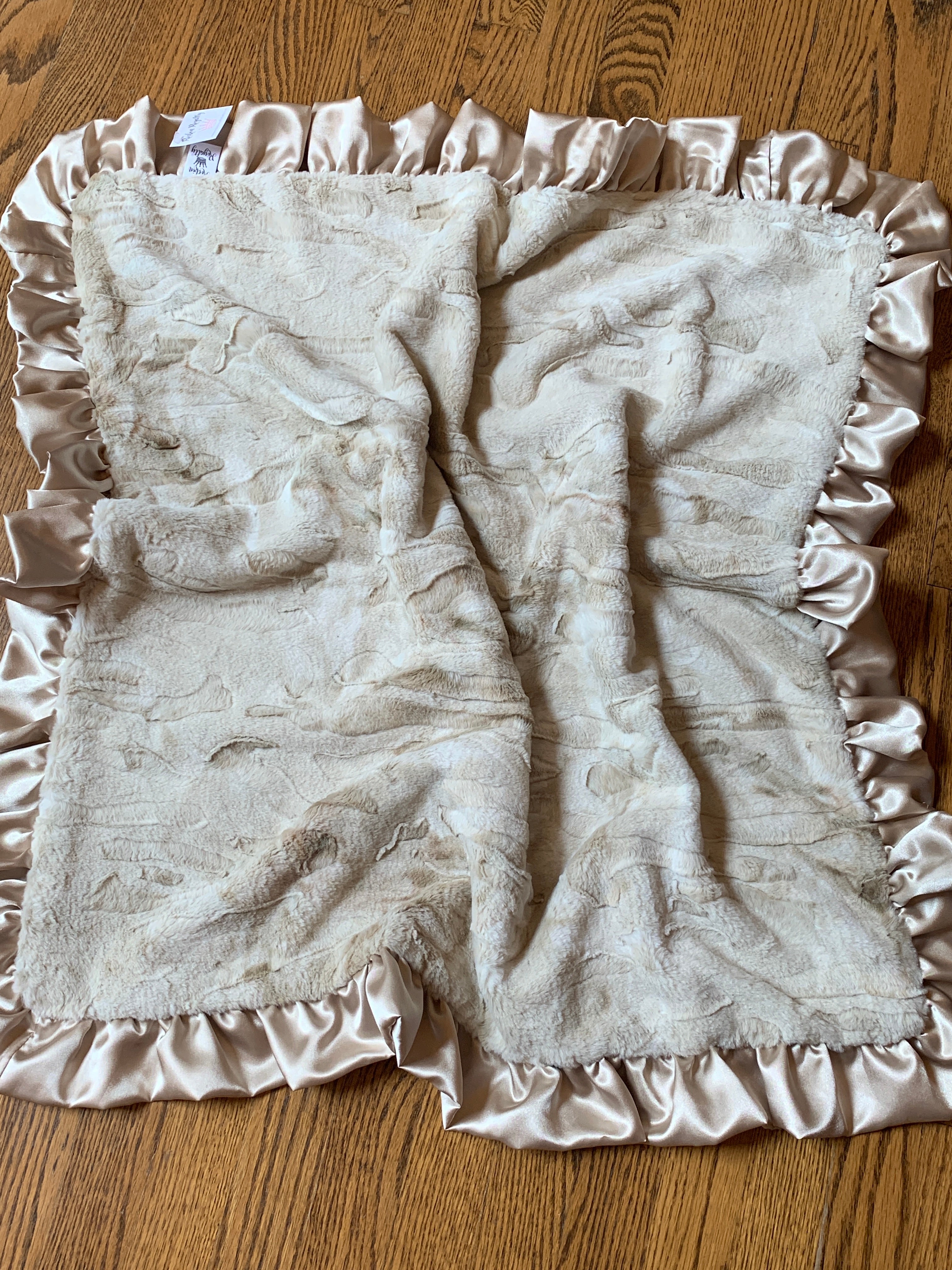 Coco and Blush Minky Blanket