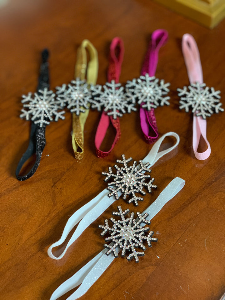 Snowflake Elastic Headband