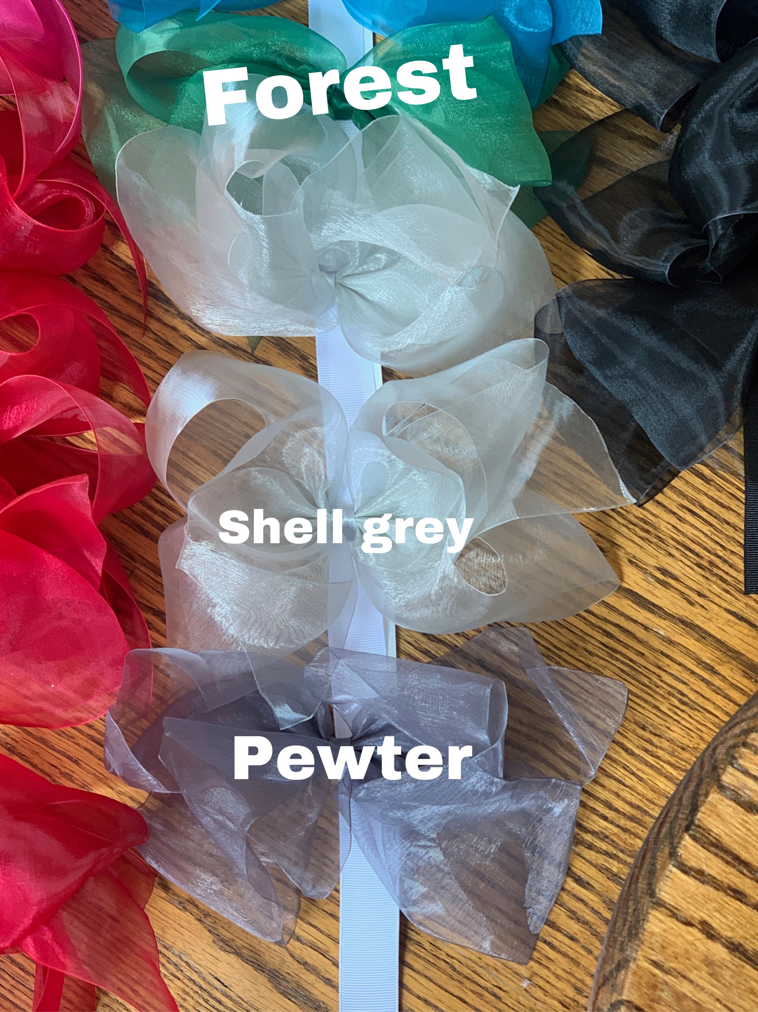 Super Jumbo Organza Sheer Bow