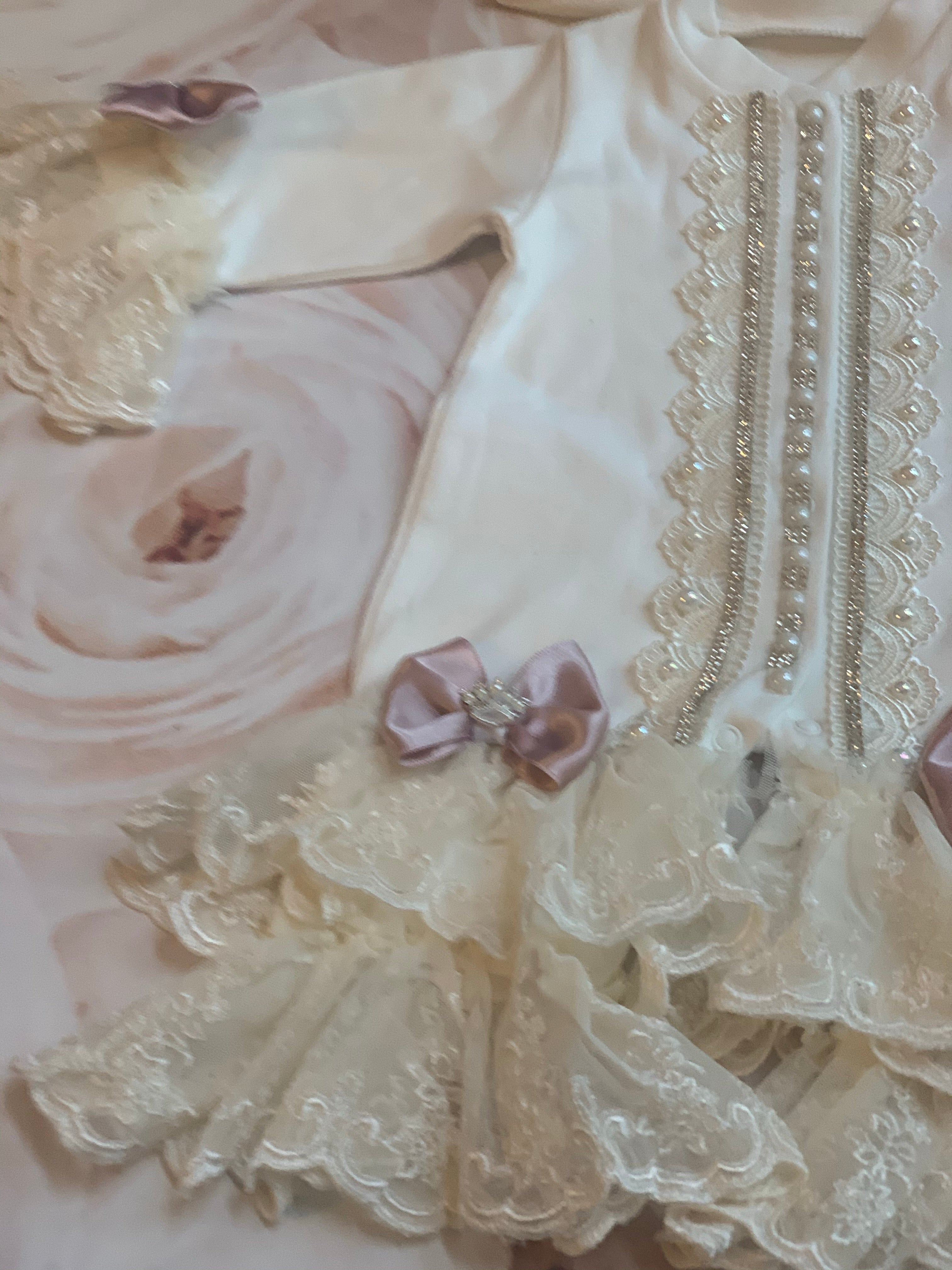 Custom Romper and Headband