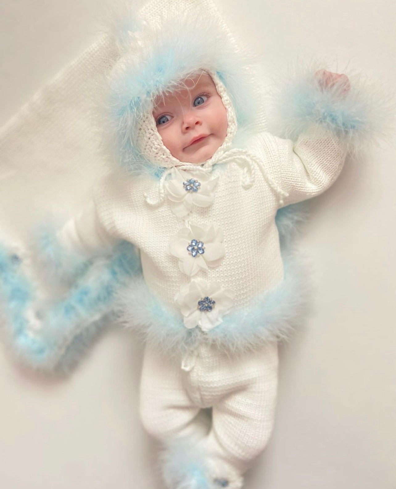 Powder Puff Blue Set