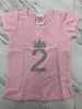 Silver and Pink Birthday Crown Shirt